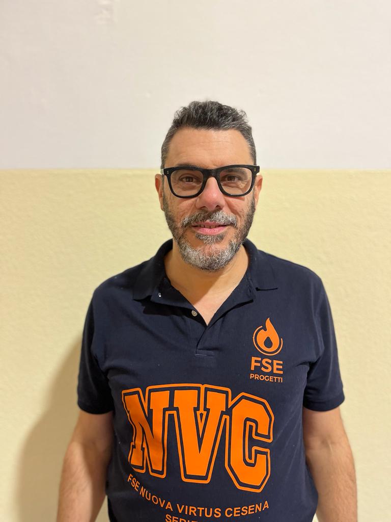 Coach Fabio Lisoni saluta la Nuova Virtus Cesena 